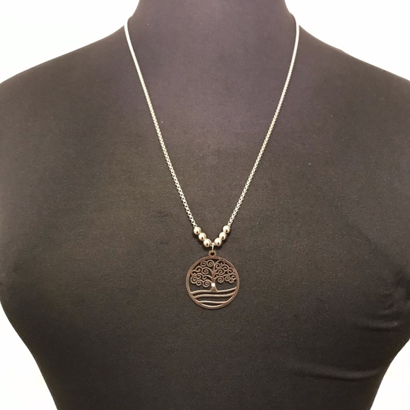 Fashion Jewelry Jewelry - Stainless Steel Tree of Life Necklace